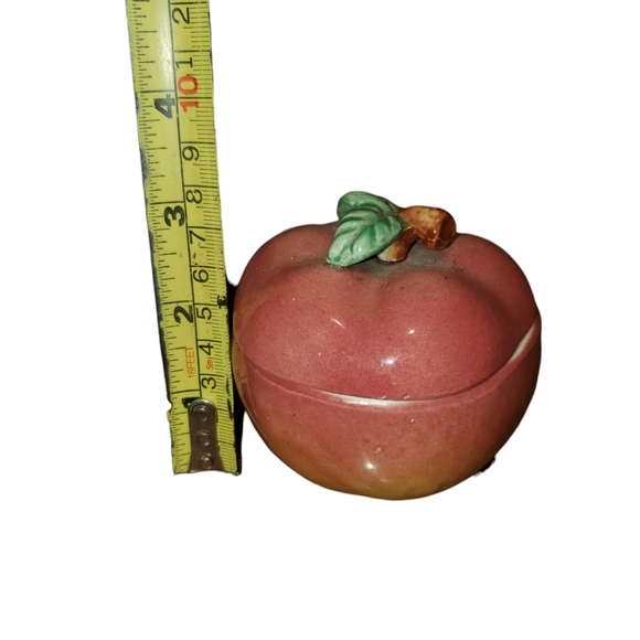 Vintage apple sugar dish - Picture 2 of 3